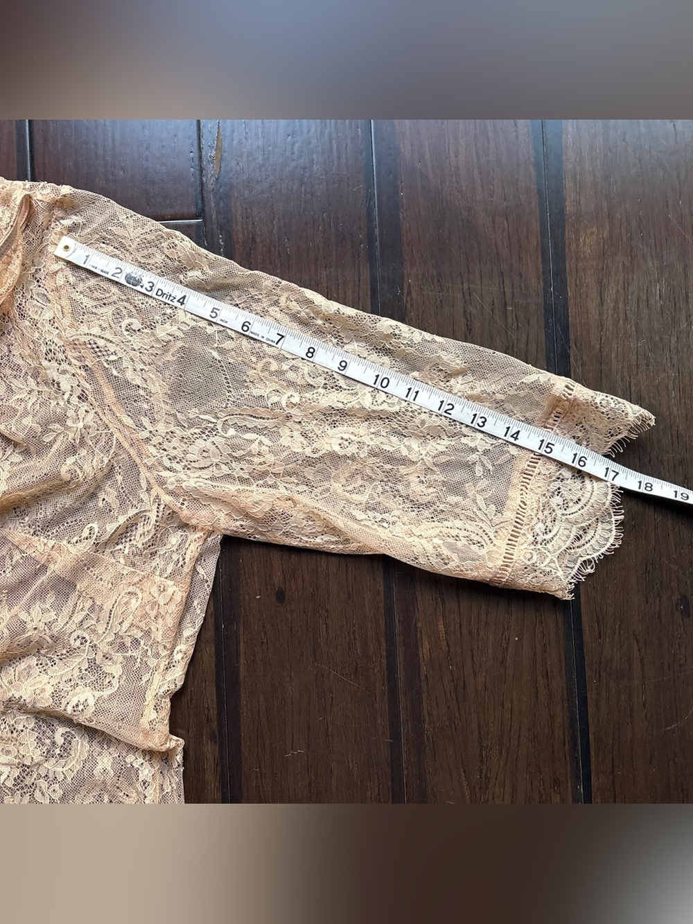 Ultra Pink Sheer Lace Blouse in Blush XXL Coquette Y2K Southern Belle - Picture 6 of 7